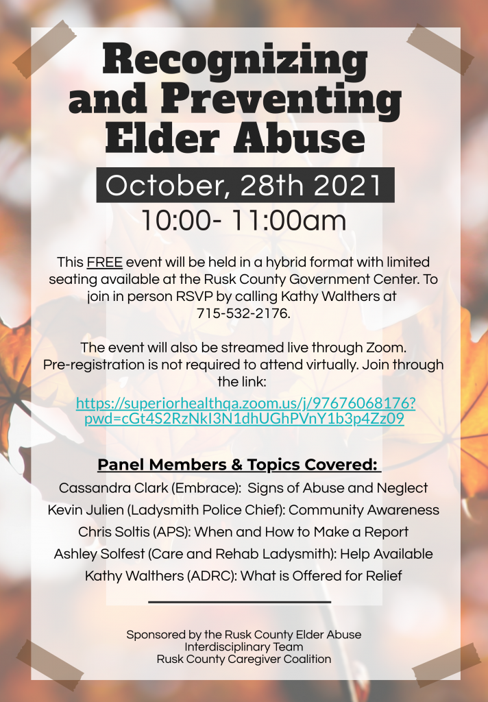Recognizing and Preventing Elder Abuse
