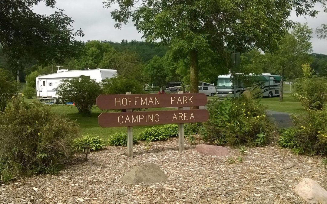 Hoffman Park Camping Area Sign